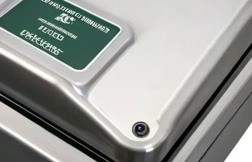 Пылезащитная крышка с уплотнением на промышленном корпусе, демонстрирующая уплотнительную поверхность и маркировку IP65