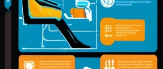 Инфографика по эргономике для малышей: высоты стола и стула, зоны доступа и безопасность